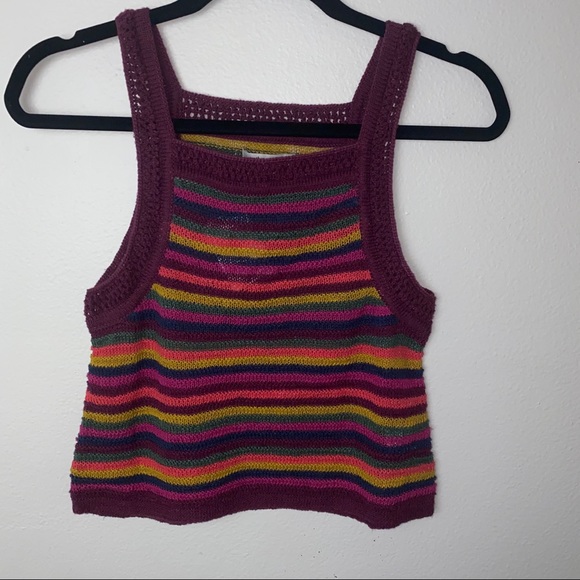 AEO striped Sweater tank Small - Picture 2 of 5